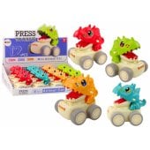 RDveikals.lv: LEAN Toys Car Dinosaur Triceratops Push Drive 4 Types