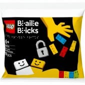 RDveikals.lv: Lego LEGO 30711 Braille Brick Fun, Construction Toy Polybag Konstruktors