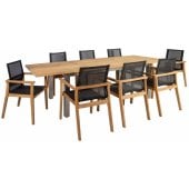RDveikals.lv: Evelekt Nautica Table and 8 Chairs komplekts