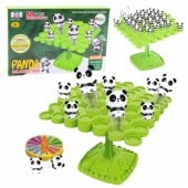 RDveikals.lv: LEAN Toys Balance Jumping Pandas Arcade Game Tree 50pcs Rotaļļieta