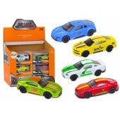 RDveikals.lv: LEAN Toys Car spring 1:43 Metal drive Rubber wheels